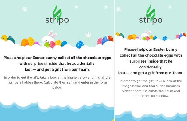 Stripo designed gamified email