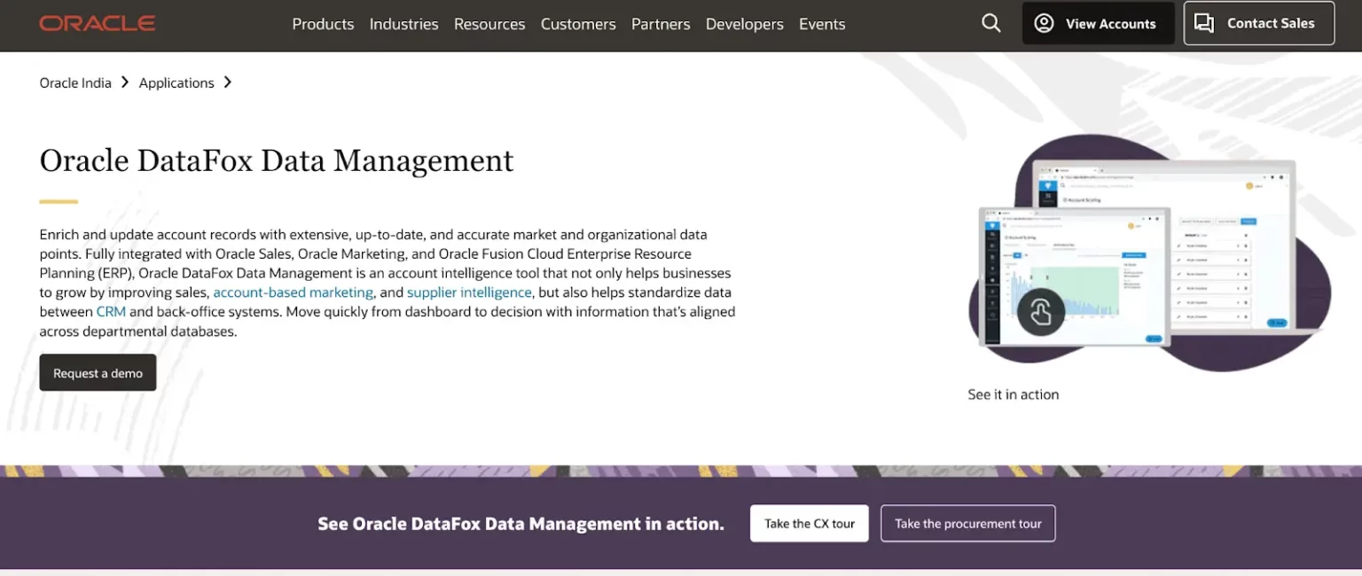 Oracle Data Management Tool